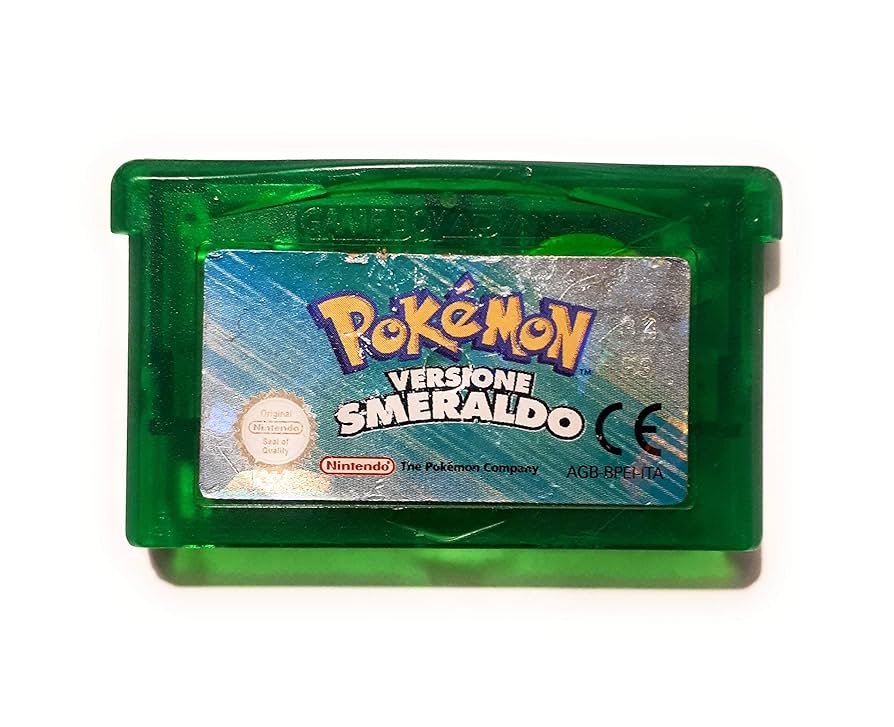 🎮 Cartuccia Gioco Pokémon 32 Bit per GBA – Smeraldo, Rosso Fuoco, Rubino, Zaffiro, Verde Foglia – Multilingua