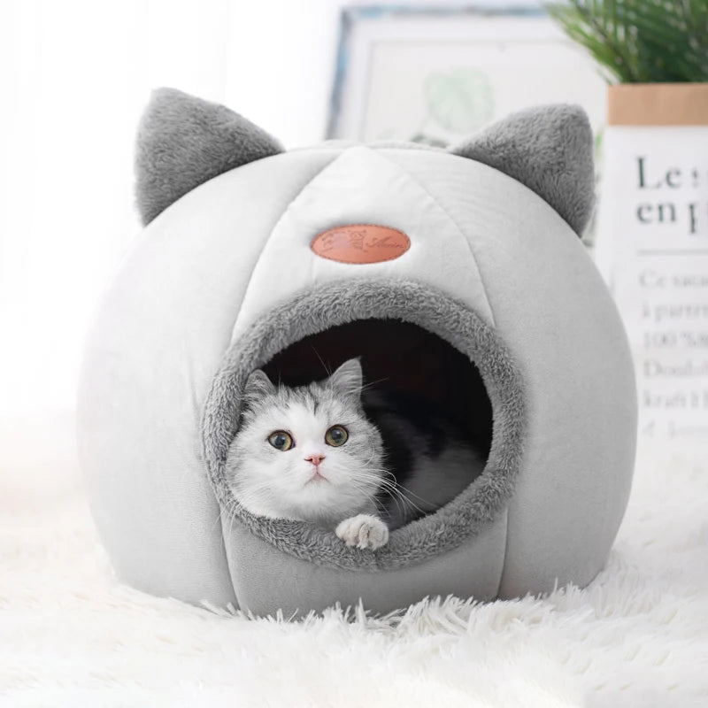 Lettino Invernale a Tenda per Gatti e Cani di Piccola Taglia