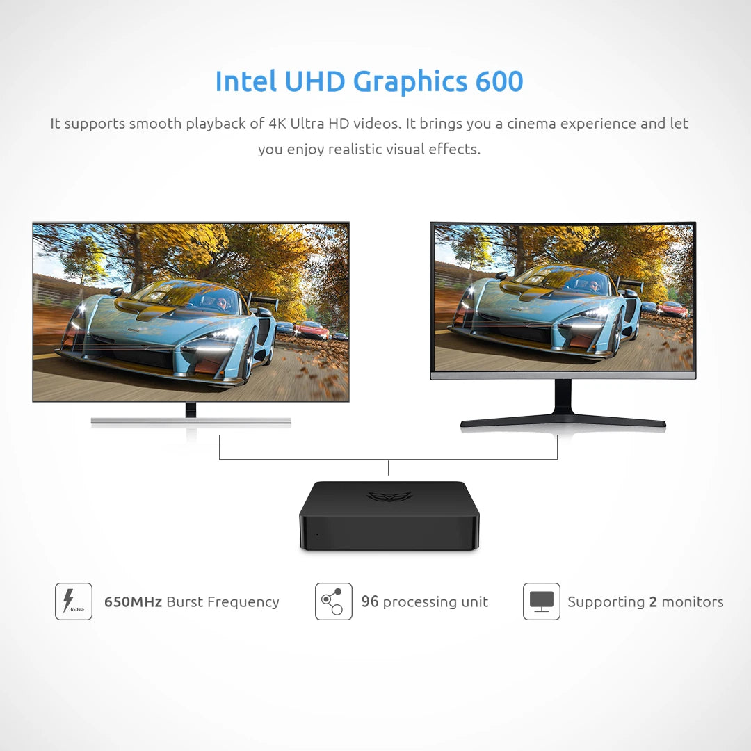 BMAX Mini PC B1PRO Windows 11 Pro 8GB RAM 128GB ROM N4000