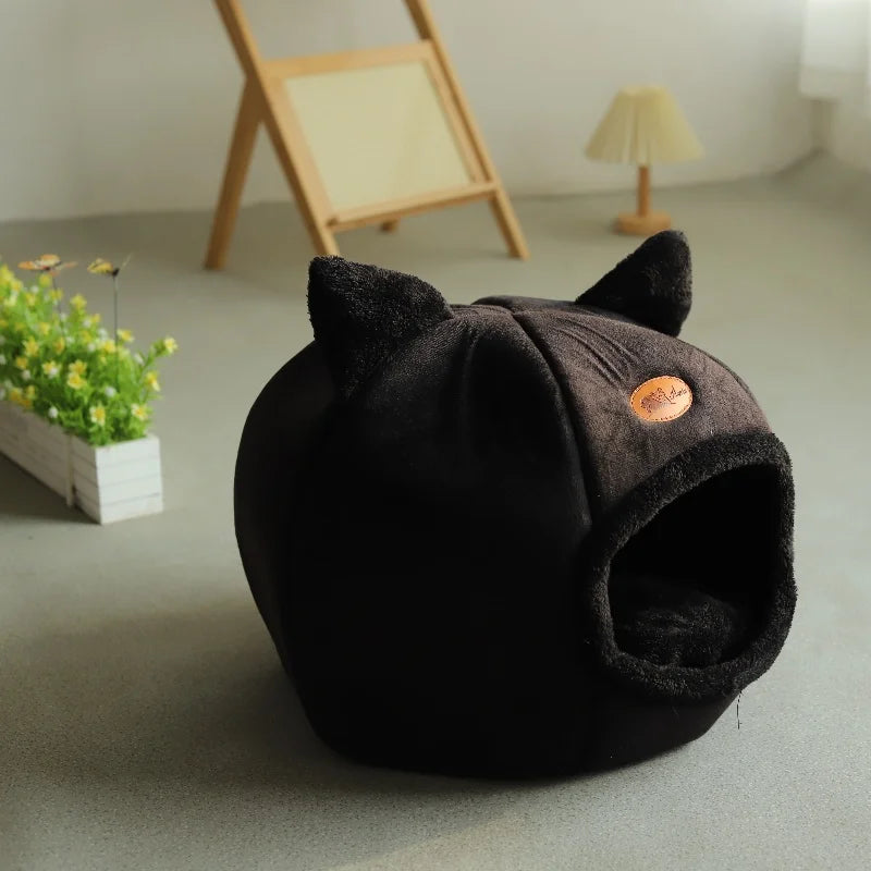 Lettino Invernale a Tenda per Gatti e Cani di Piccola Taglia