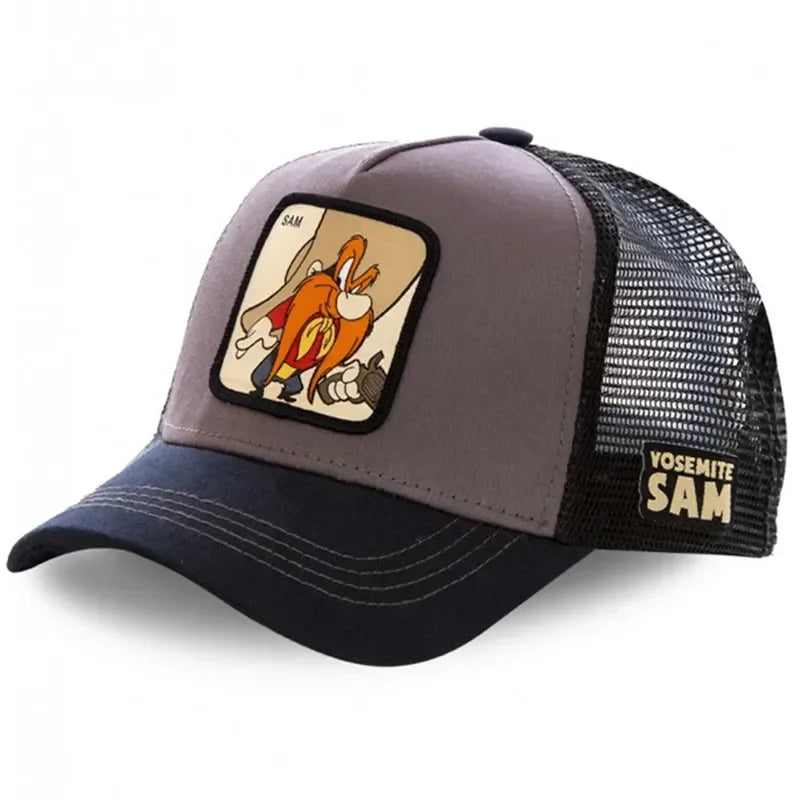 High Quality Brand Anime Cartoon Snapback Cotton Baseball Cap