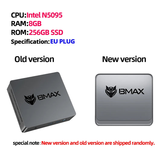 Bmax B3 Mini Pc Windows 11 Intel N5095 8Gb Ram Ddr4 256Gb Ssd Intel Uhd