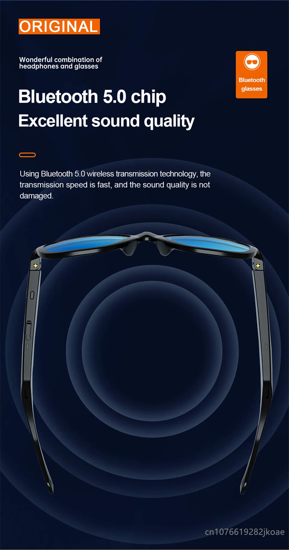 Lenovo Lecoo C8 Smart Glasses Bluetooth 5.0 Sunglasses