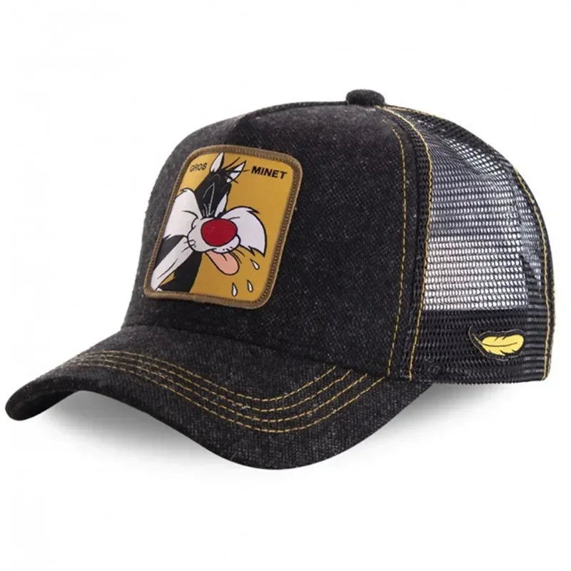 High Quality Brand Anime Cartoon Snapback Cotton Baseball Cap