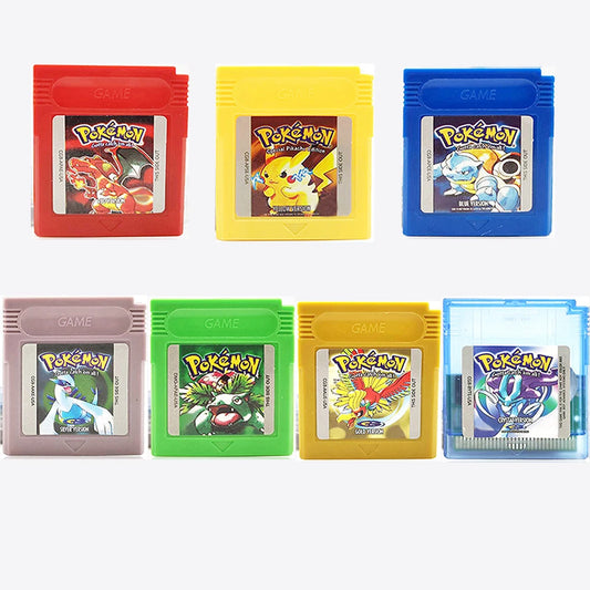 Pokemon GameBoy Color - Rosso Giallo Blu Argento Verde Cristallo Oro